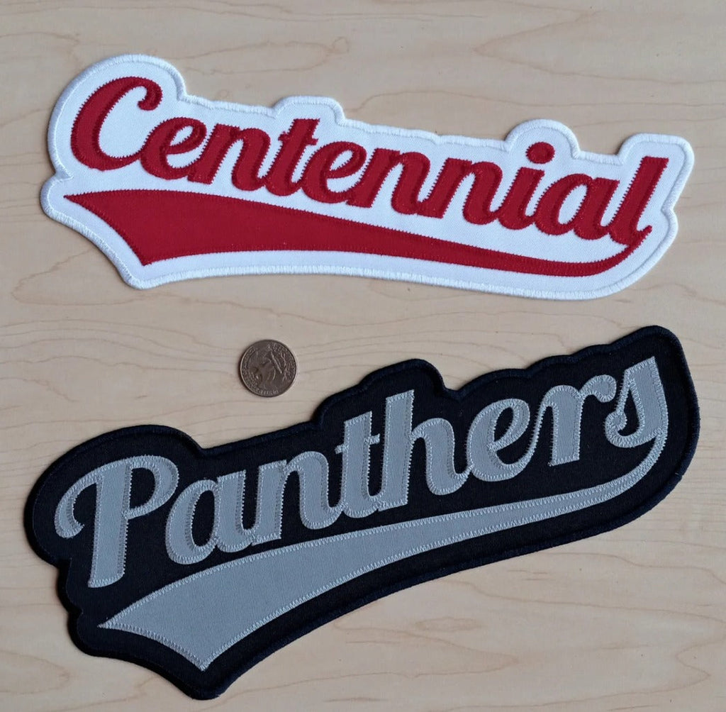 Custom Tackle Twill Letters