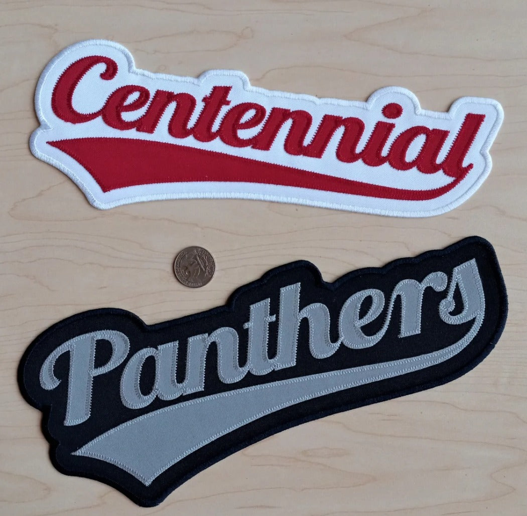 Custom Tackle Twill Letters