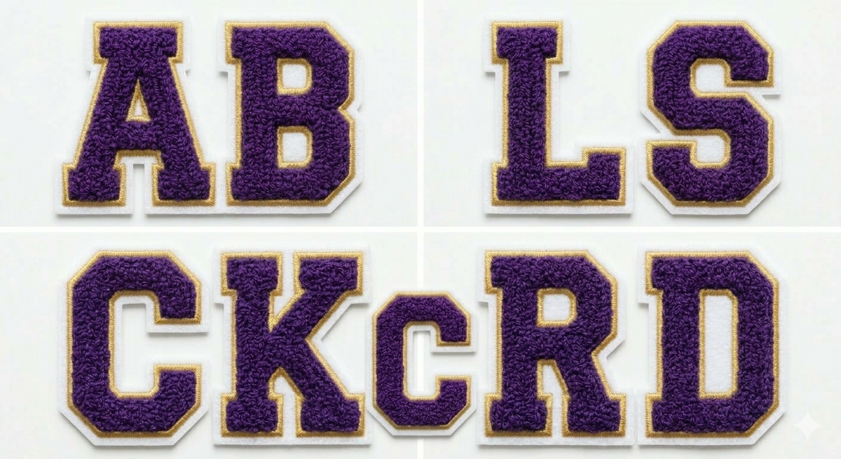 Chenille Letter Patches