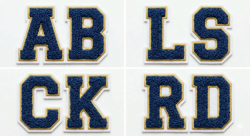 Chenille Letter Patches