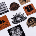 Faux Leather Patches