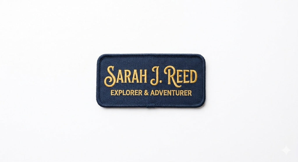 Custom Embroidered Name Patches