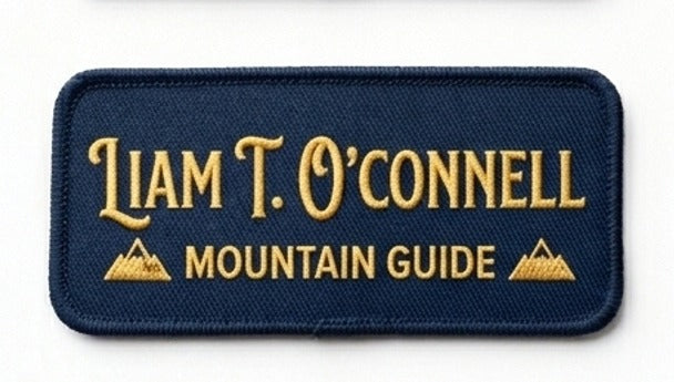 Custom Embroidered Name Patches