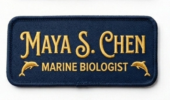 Custom Embroidered Name Patches