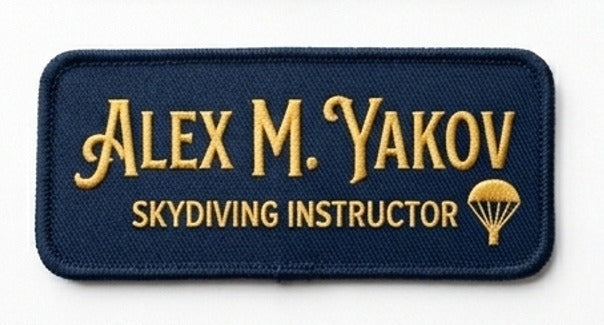 Custom Embroidered Name Patches