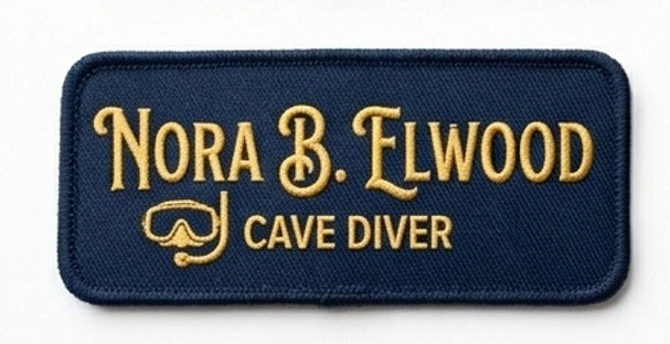 Custom Embroidered Name Patches