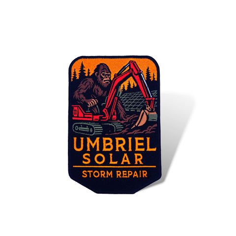 Embroidered logo patch