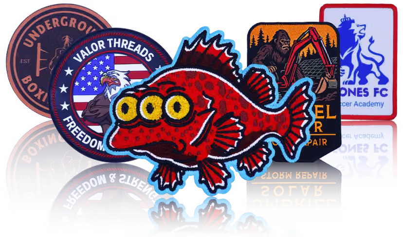 Custom Patches: Low Minimums, Free Design & Fast Delivery