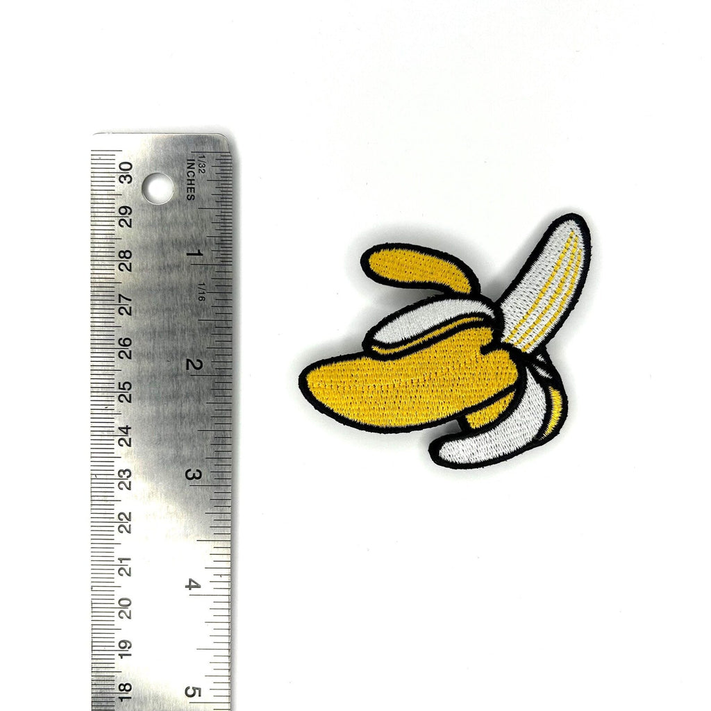 Peeled Banana Embroidered Patch