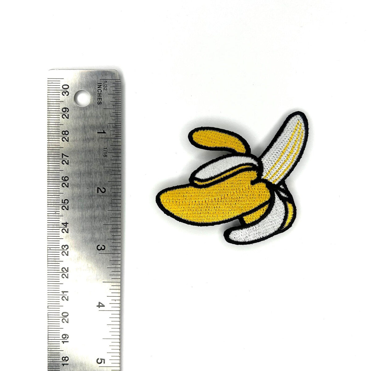 Peeled Banana Embroidered Patch