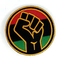 Raised Fist Embroidered Patch