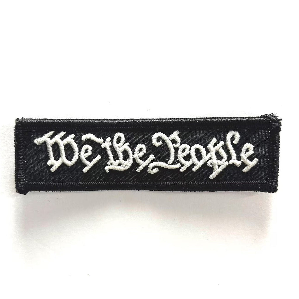 We the People Embroidered Patch